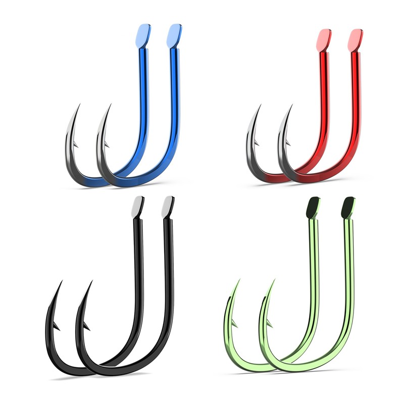 Fishing Hook Assortment - 50 шт. плоские рыболовные крючки, морские