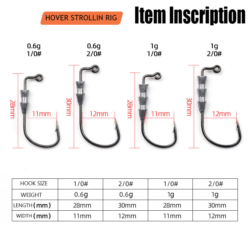 Крючки для джиггинга WODJYJ, 1 – обзор и цена Fishing Hook Assortment