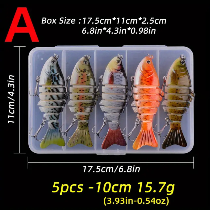 Набор из 5 приманок для рыбалк – обзор и цена Fishing Hook Treble